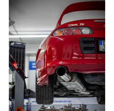 Silenciador delantero y final para Toyota Supra MK4 - 1x114 tipo 10 Fox exhaust