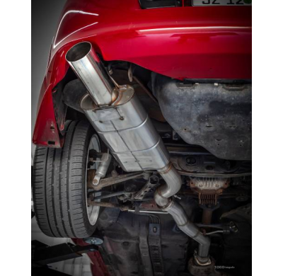 Sustitución del silenciador delantero y trasero del Toyota Supra MK4 Fox exhaust