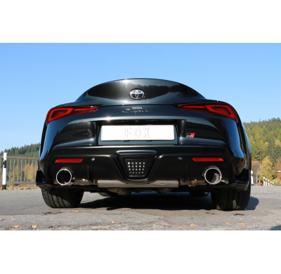 FOX Escape trasero salida cruzada derecha / izquierda - 1x114 tipo 12 Toyota Supra JTSC