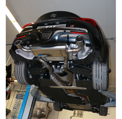 FOX Escape trasero salida cruzada derecha / izquierda - 1x114 tipo 12 Toyota Supra JTSC