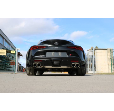 Silenciador final JTSC para Toyota Supra con escape válvula - 2x100 Fox exhaust