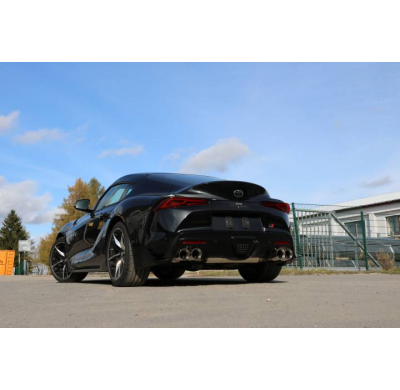 Silenciador final JTSC para Toyota Supra con escape válvula - 2x100 Fox exhaust