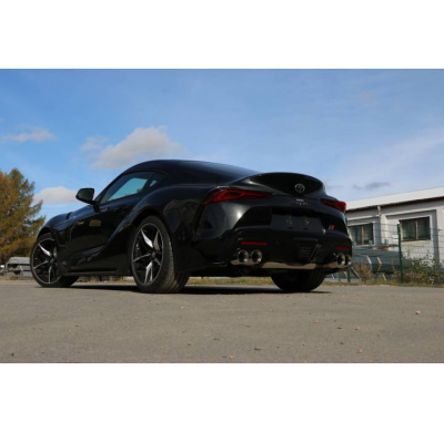 Silenciador final JTSC para Toyota Supra con escape válvula - 2x100 Fox exhaust