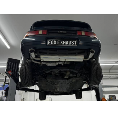 Salida cruzada derecha/izquierda del silenciador final Toyota MR2 Tipo W2 - 1x9 Fox exhaust