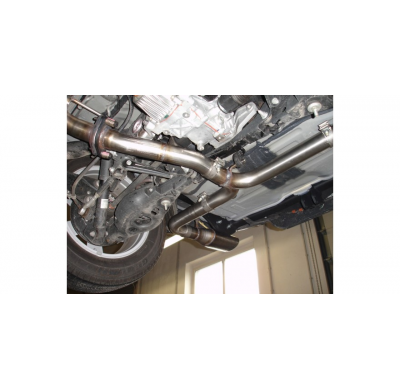 Escape FOX Toyota RAV 4 III final pipe system duplex fitted on original escape central- 2x80 17 duplex