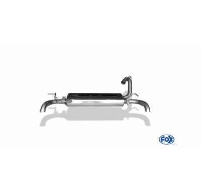 FOX Salida del Escape trasero derecha / izquierda - óptica diesel Citroen C1 II Año:Desde 2014 1,2l 60kW