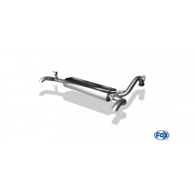 FOX Salida del Escape trasero derecha / izquierda - óptica diesel Citroen C1 II Año:Desde 2014 1,2l 60kW