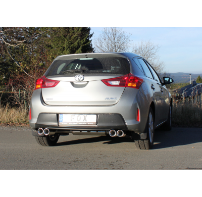 Escape FOX Toyota Auris Benzin Escape Final Duplex - 2x90 13 dch/izq