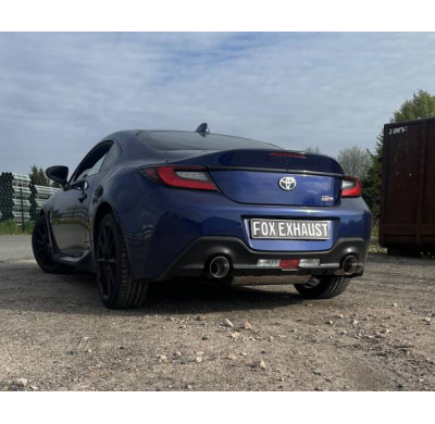 Silenciador final Toyota GR86 - 1x114 tipo 25 derecha/izquierda Fox exhaust
