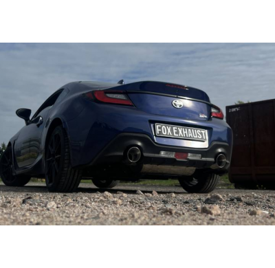 Silenciador final Toyota GR86 - 1x114 tipo 25 derecha/izquierda Fox exhaust
