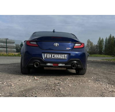 Silenciador final Toyota GR86 - 1x114 tipo 25 derecha/izquierda Fox exhaust