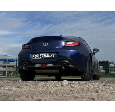 Silenciador final Toyota GR86 - 1x114 tipo 25 derecha/izquierda Fox exhaust