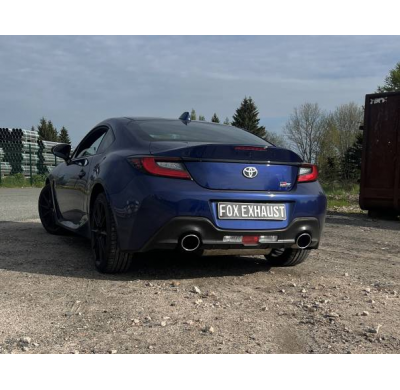 Silenciador final Toyota GR86 - 129x106 tipo 32 derecha/izquierda Fox exhaust