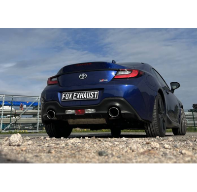 Silenciador final Toyota GR86 - 129x106 tipo 32 derecha/izquierda Fox exhaust