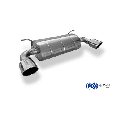 Silenciador final Toyota GR86 - 129x106 tipo 32 derecha/izquierda Fox exhaust