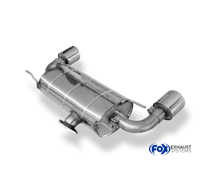Silenciador final Toyota GR86 - 129x106 tipo 32 derecha/izquierda Fox exhaust