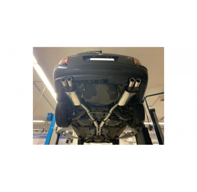 Escape trasero FOX VW Passat 3B / 3BG 4-Motion derecha / izquierda - 2x76 tipo 16 derecha / izquierda