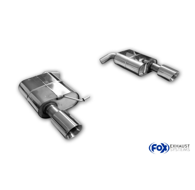 VW Passat 3C/ 3CC 4-Motion - R36 Silenciador final derecho/izquierdo - Fox exhaust