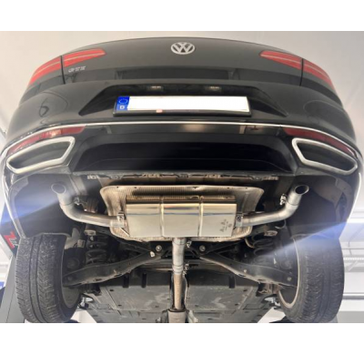 Silenciador final para VW Passat B8 GTE - tubos de escape invisibles Fox exhaust