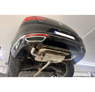 Silenciador final para VW Passat B8 GTE - tubos de escape invisibles Fox exhaust