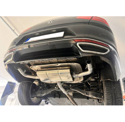 Silenciador final para VW Passat B8 GTE - tubos de escape invisibles Fox exhaust