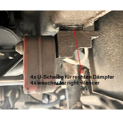 Silenciador final para VW Passat B8 GTE - tubos de escape invisibles Fox exhaust