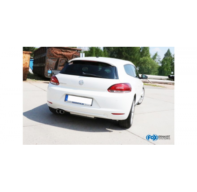 Escape deportivo VW Scirocco III - 2x76 tipo 25