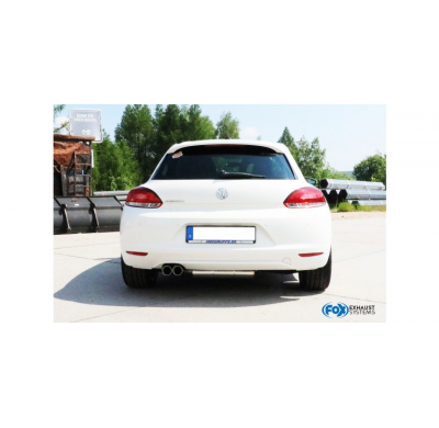 Escape deportivo VW Scirocco III - 2x76 tipo 25