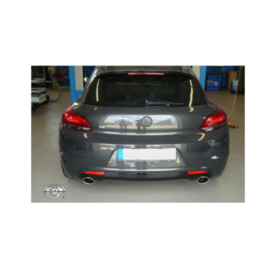 Escape FOX VW Scirocco III escape final salida duplex - sin colas de escapes