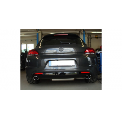 Escape FOX VW Scirocco III escape final salida duplex - sin colas de escapes