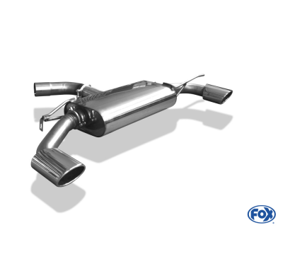 Escape FOX VW Scirocco III escape final salida duplex - 115x85 32 duplex