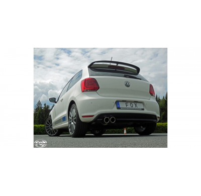 Escape FOX VW Polo 6R - WRC escape final 63,5mm - 2x90 16