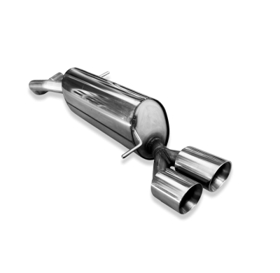 Silenciador trasero VW Polo 6R - 2x90 Tipo 25 , compatible con el parachoques original VW Polo 6R GTI. Fox exhaust