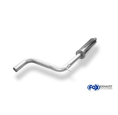 Silenciador delantero del VW Polo AW1 Fox exhaust