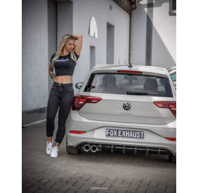 Silenciador final VW Polo AW Facelift - 2x90 tipo 25 Fox exhaust