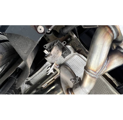 VW Polo AW1 incl . Facelift silenciador final derecho/izquierdo - 2x100 Fox exhaust