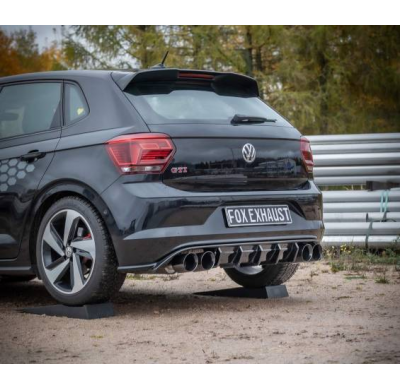 Salida final del silenciador derecha/izquierda para VW Polo AW1 GTI - tipo 2x100 Fox exhaust
