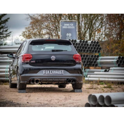 Salida final del silenciador derecha/izquierda para VW Polo AW1 GTI - tipo 2x100 Fox exhaust