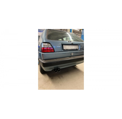 Escape final VW Golf II tipo 19E - 2x55 tipo 10