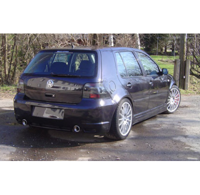 Escape FOX VW Golf IV 1J escape final salida duplex Ø63,5mm - 1x90 17 duplex R32 Design