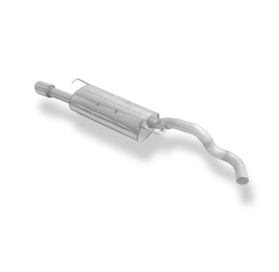 Silenciador final VW Golf IV Jubi-StoÃstange Ã63,5 - tipo 1x90 Fox exhaust