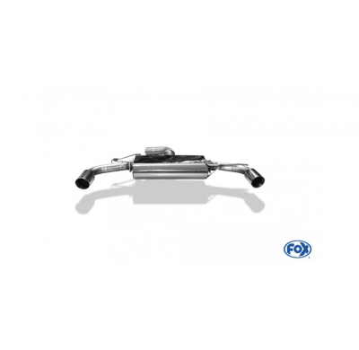 Escape FOX VW Golf 6 - 1,8l TFSI/ GTD escape final duplex - 1x90 type 25 duplex