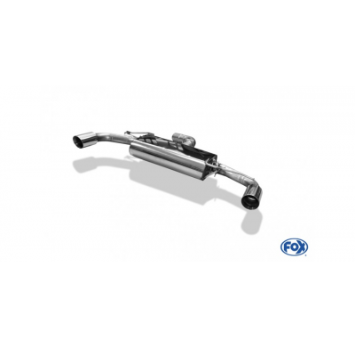 Escape FOX VW Golf 6 - 1,8l TFSI/ GTD escape final duplex - 1x90 type 25 duplex