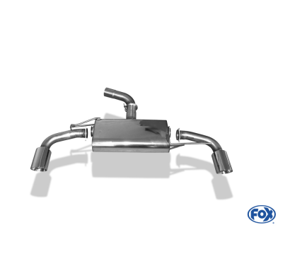 Escape FOX VW Golf 6 GTI/ GTD escape final salida duplex - 1x100 25 duplex