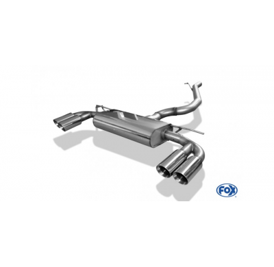 Escape FOX VW Golf VII 4-Motion escape final duplex - 2x80 25 duplex