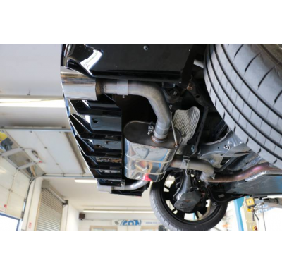Silenciador final derecho/izquierdo para VW Golf VIII GTE - 1x100 tipo 25 r Fox exhaust