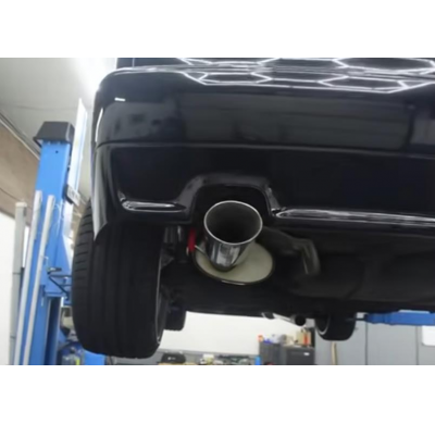Silenciador final VW Corrado G60 Ø63,5 - 106x71 tipo 45 Fox exhaust