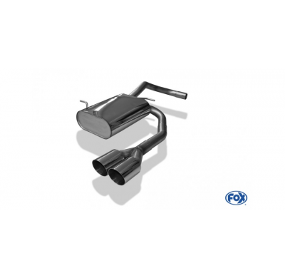 Escape FOX VW Lupo 6X escape final central- 2x80 type 14