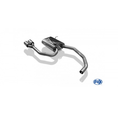 Escape FOX VW Lupo 6X escape final central- 2x80 type 14