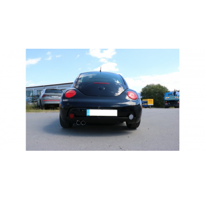 Nuevo Beetle 1C, 9C, 1Y - Escape trasero FOX modelo US Ø63,5 - 2x76 tipo 25
